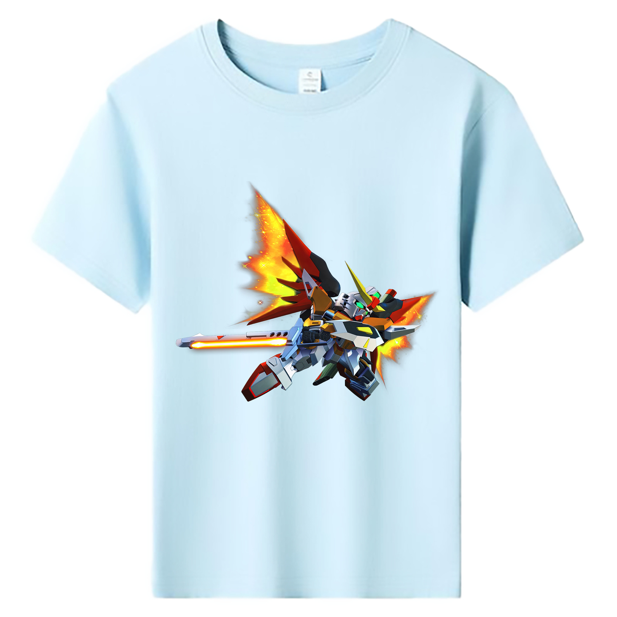 （画像用） 機動戦士ガンダム Mobile Suit Gundam 綿100％キッズTシャツ（フロントプリント）